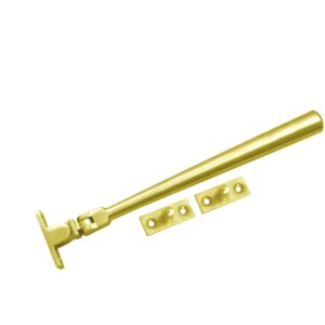 Contemporary Rod Casement Stay 12 Inch (Polished Brass)